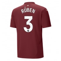 Manchester City Ruben Dias #3 Rezervni Dres 2024-25 Kratak Rukav